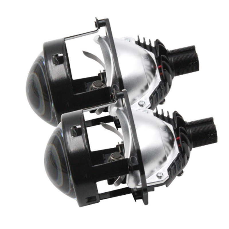 Auto LED 2,5 pulgadas lente I6S 65W doble copa original HID lámpara de automóvil reforma