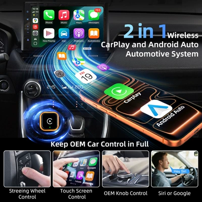 Box Android Car Interconnect: Simsiz CarPlay və Android Auto