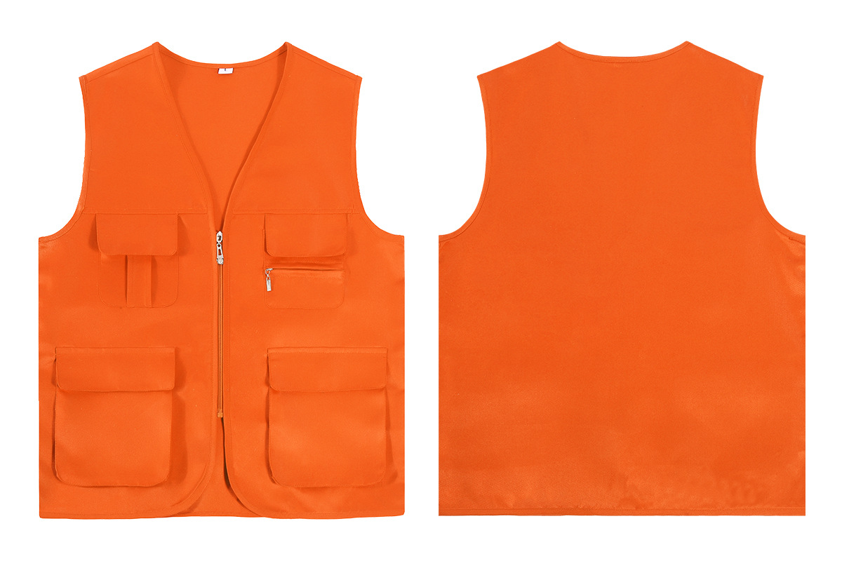 지퍼 스탠드 포켓-오렌지 (비용 효과)