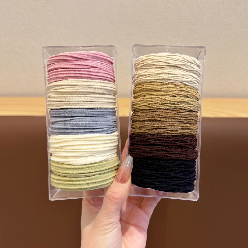 ancho jacquard cabello cuerda de cabeza mujer cola de caballo no daña cabello cuerda de cabello alta elasticidad no estrangulación cabello correa de cabello flor de cabeza