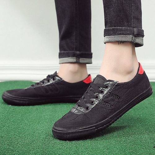 Spring and autumn new volleyball shoes, martial arts shoes, men's and women's training soft-soled sports shoes, tendon soles, morning exercises, Tai Chi running shoes