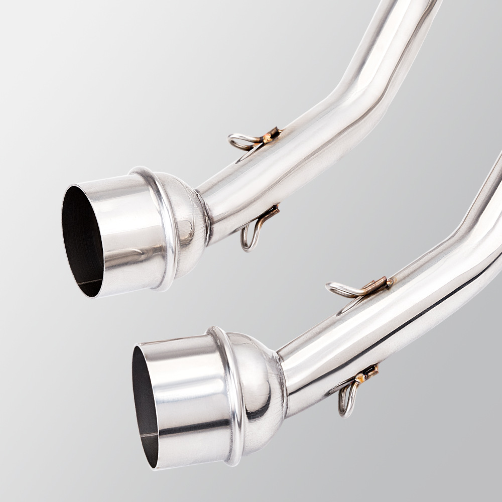 Motorcycle locomotive modified GY 6 125 150 exhaust pipe full section front section tail section muffler 51mm universal