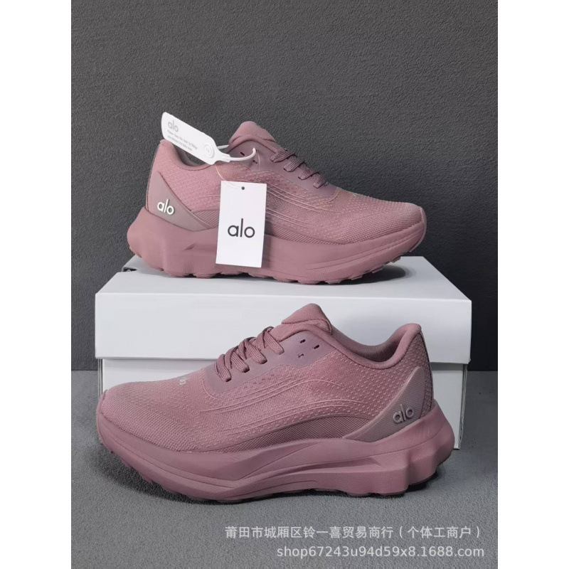 Cross-border Alo Runner Jin Zhixiu lujoso ligero conjunto completo de zapatos deportivos casuales de malla transpirable ultraligero para hombres y mujeres