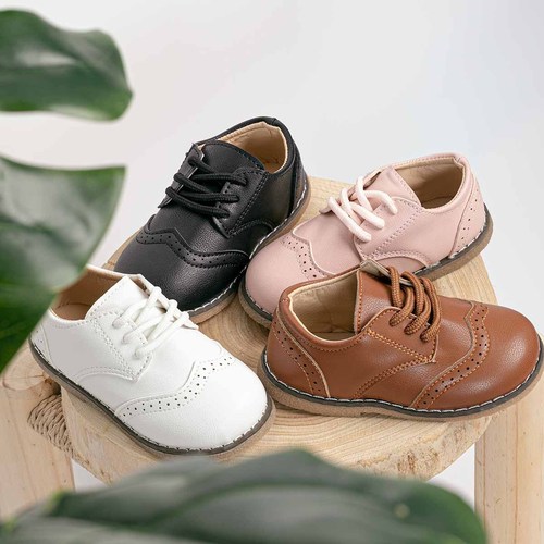 Boys' and Girls' Korean Style Block Casual Shoes, Dabao Shoes, Student Sports Sneakers, Comfortable Leather Shoes