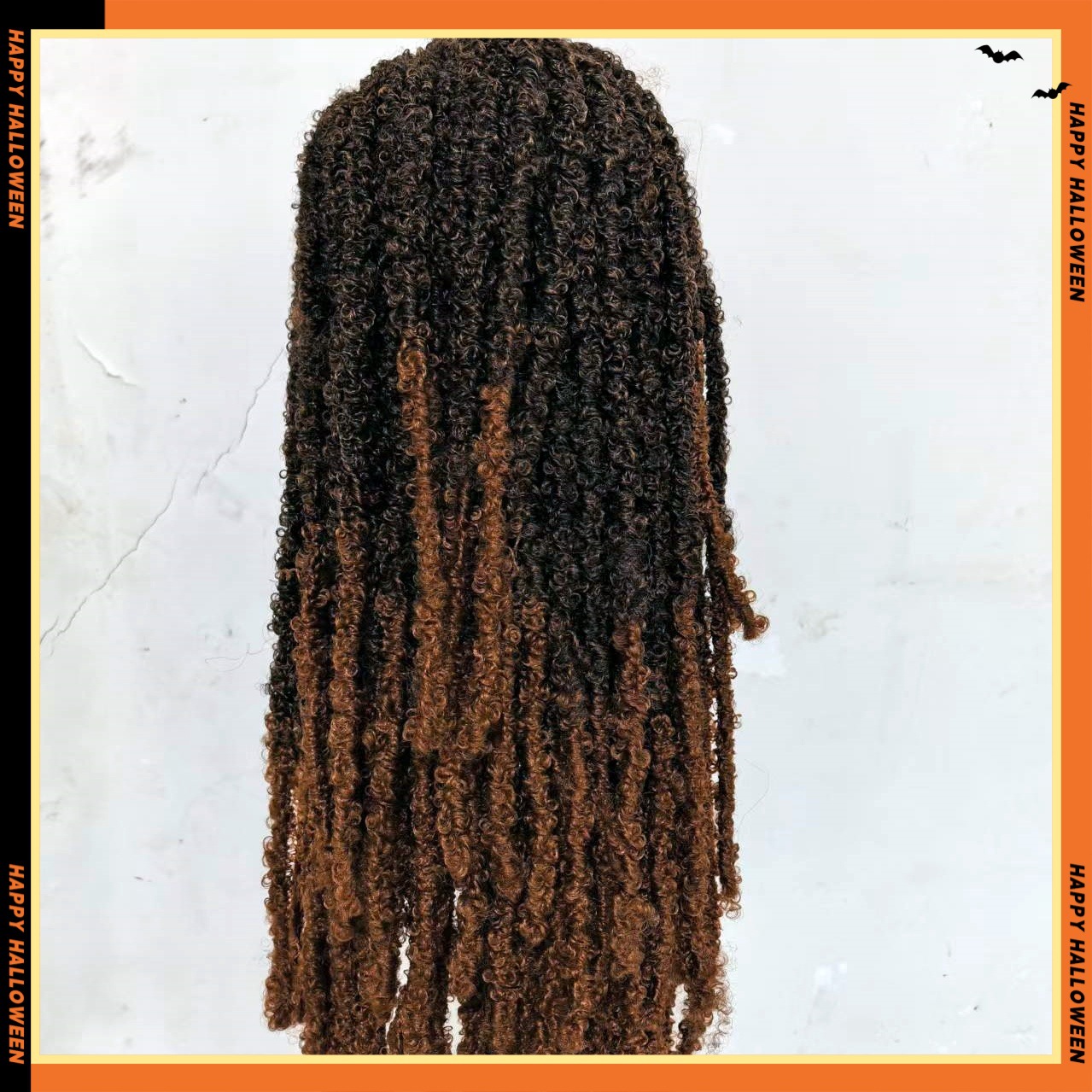El encaje de Europa y los Estados Unidos comercio exterior transfronterizo de fibra química africana trenzada imitación tejida a mano cubierta de cabeza BoxBraids pelucas largas rectas