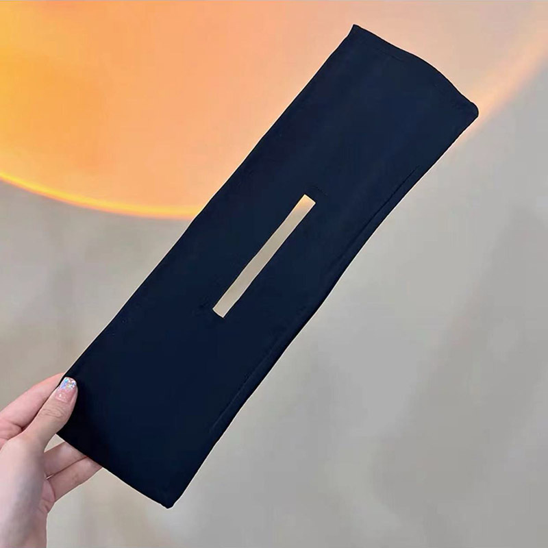 12 번 광택 검은 머리 curler