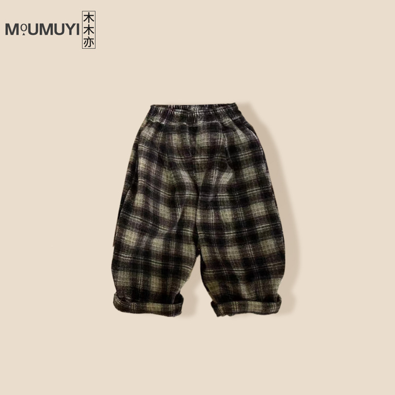 男童儿童加厚保暖卫裤