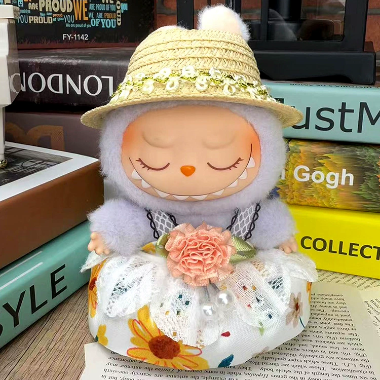 Подходят для Labubu одежда Labubu одежда 17 см плюшевый эмаль можно носить в первом и втором поколении замена костюм