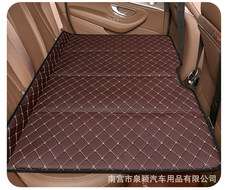 Inflatable-Free Foldable Car Mattress Rear Seat Cushion Car Universal Car Seat Cushion Chair Modified Bed Sleeping Rest Car Bed