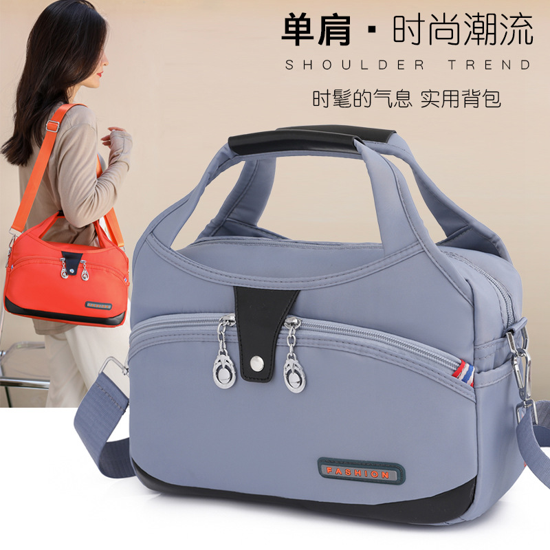 Bolso de moda ligero Oxford tela estilo coreano bolso de hombro de las mujeres casual de gran capacidad impermeable bolsa de mensajero de viaje