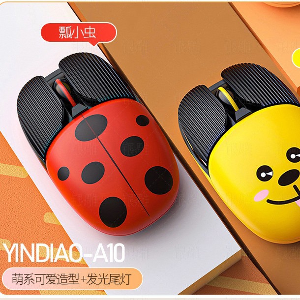 Talla de plata A10 dibujos animados carga ratón inalámbrico Bluetooth creativo Oficina Juego Mini Mute accesorios ordenador modelo privado