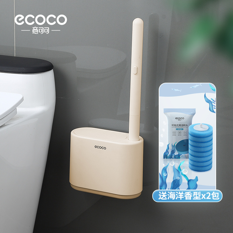 Cepillo de inodoro desechable inodoro doméstico montado en la pared sin ángulo muerto cepillo de inodoro de limpieza 2023 nuevo artefacto