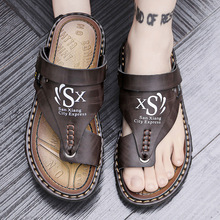 人字拖男夏季外穿防滑耐磨越南夹脚休闲凉鞋户外两用沙滩旅行拖鞋