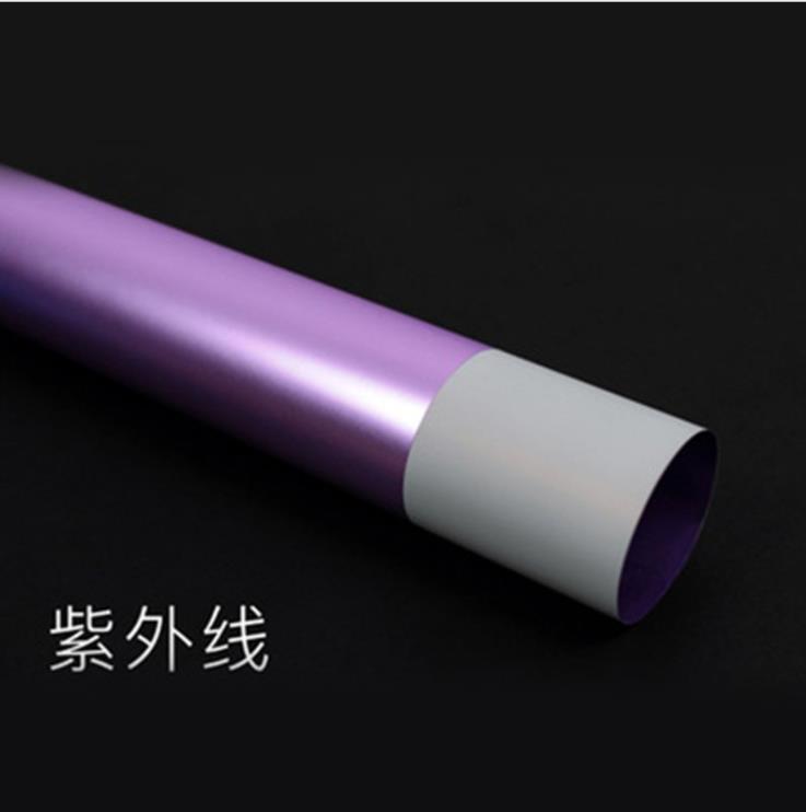 Nuevo fabricante de fiestas de flores de color metálico flor florista paquete de flores papel de embalaje de regalos de alta calidad