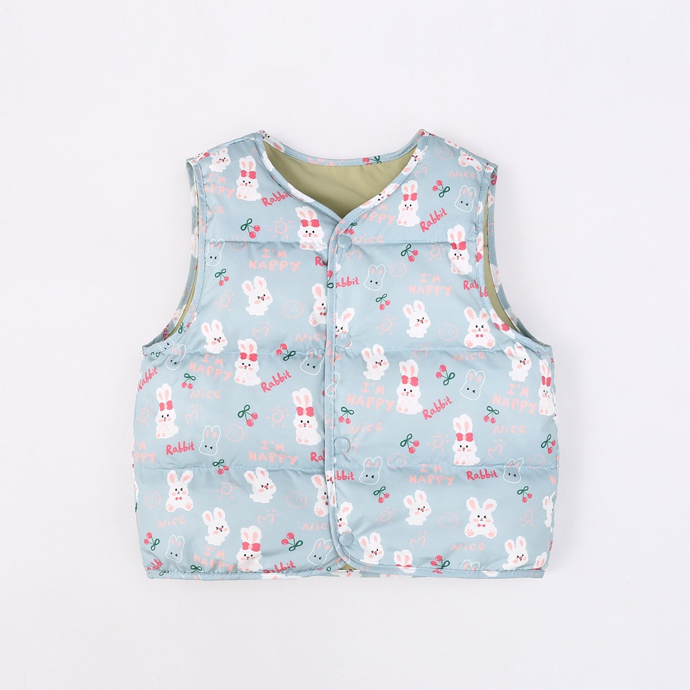 Otoño y invierno nuevos colores para niños y niñas chaleco de pluma para niños caliente para hombros para niños y niños