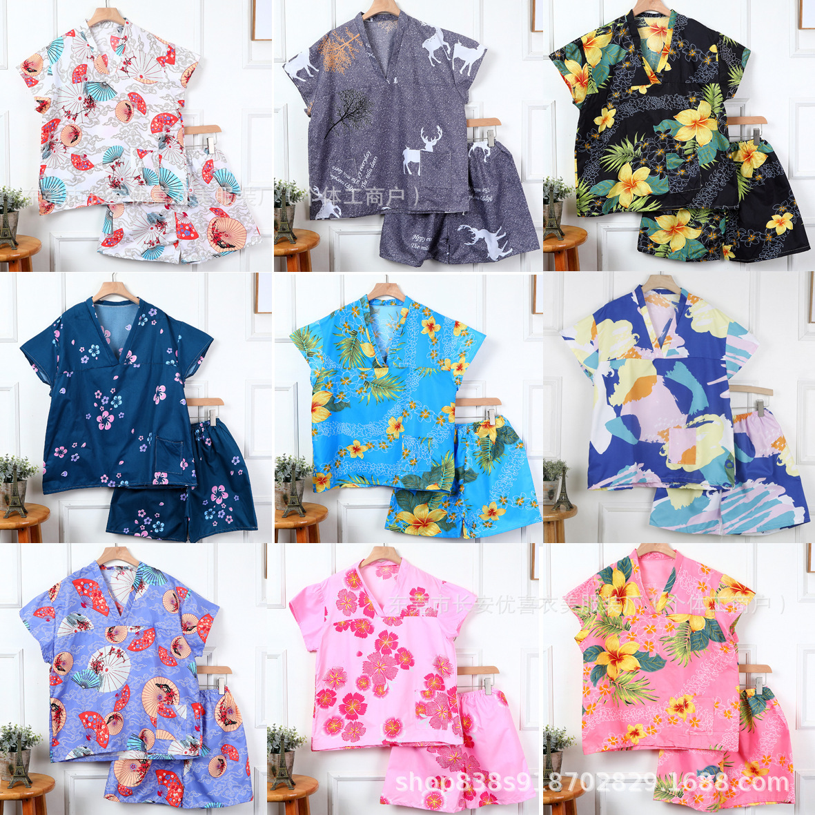 一次性浴服沐足澡堂酒店桑拿服80克分散涤棉穿起来很舒服的汗蒸服