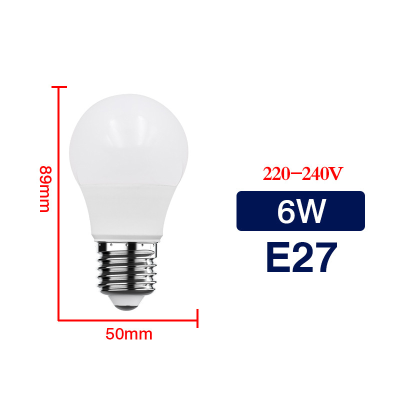 クロスボーダー LED ネジ電球 e27 電球ランププラスチックパッケージアルミ超高輝度屋内照明家庭用省エネ電球卸売|undefined