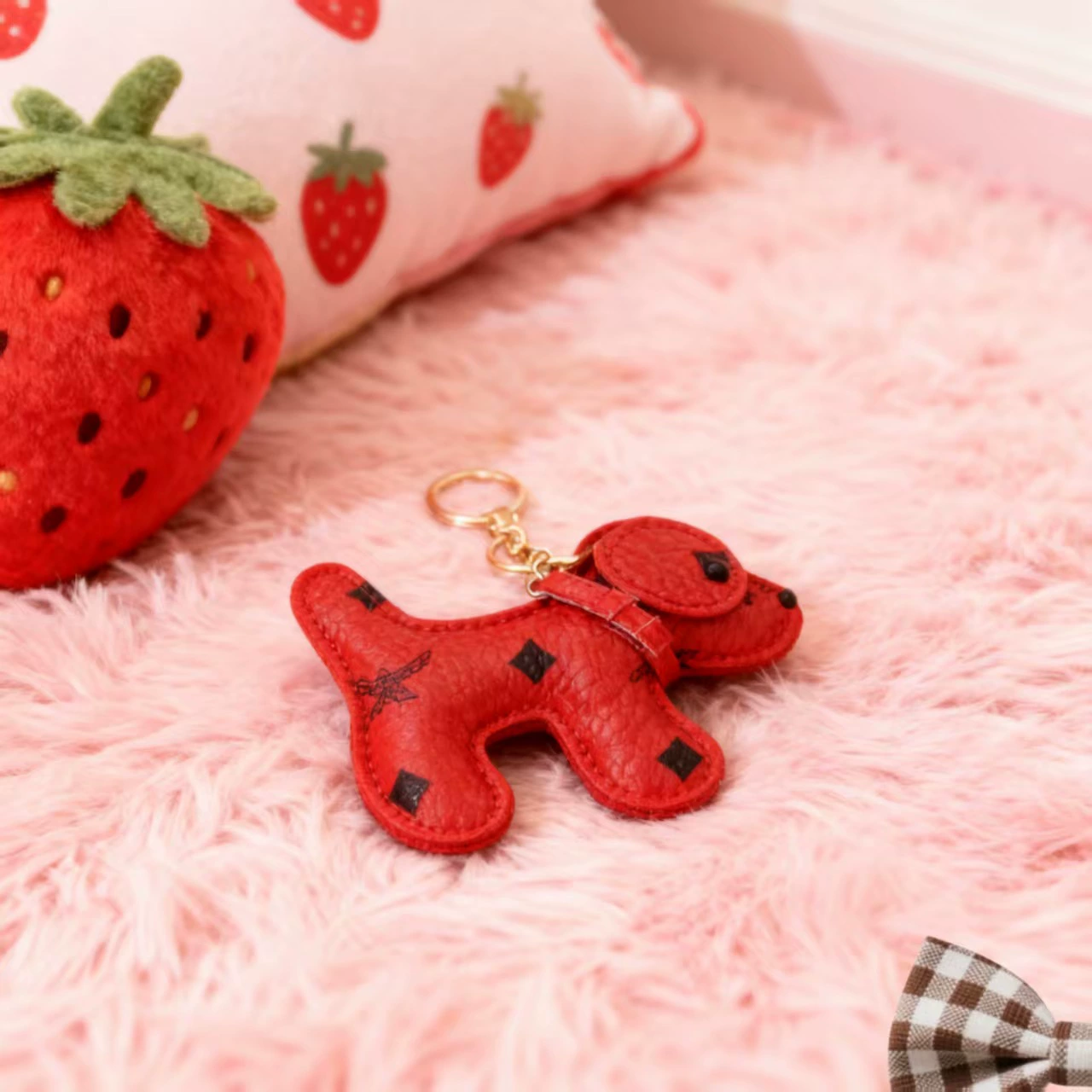 Creative multicoloured cute keychain, pendant, accessory