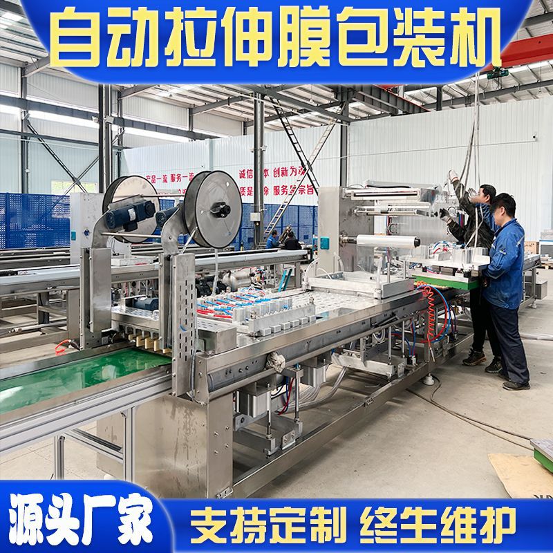 脆笋肠自动包装机 大肉丸枣肠真空包装机 红肠自动拉伸膜包装机