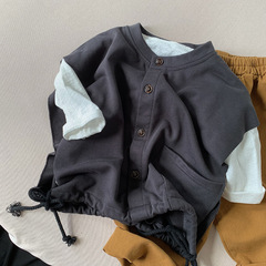 Boys' Vest 2024 Spring/Summer New Arrival Girls' Japanese/Korean-Style All-Match Vests, Small & Medium-Sized Kids' Trendy Korean-Style Children's Wear