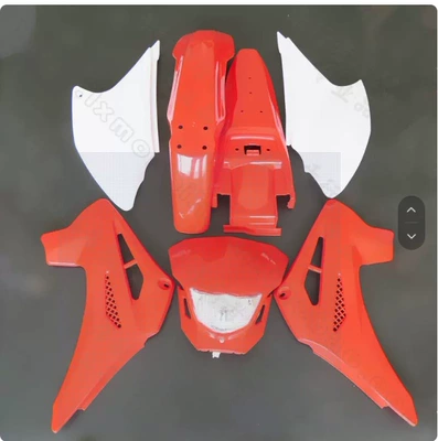 shell accessories Motosiklet ləvazimatları və aksesuarları - red-shell-set-with-headlights