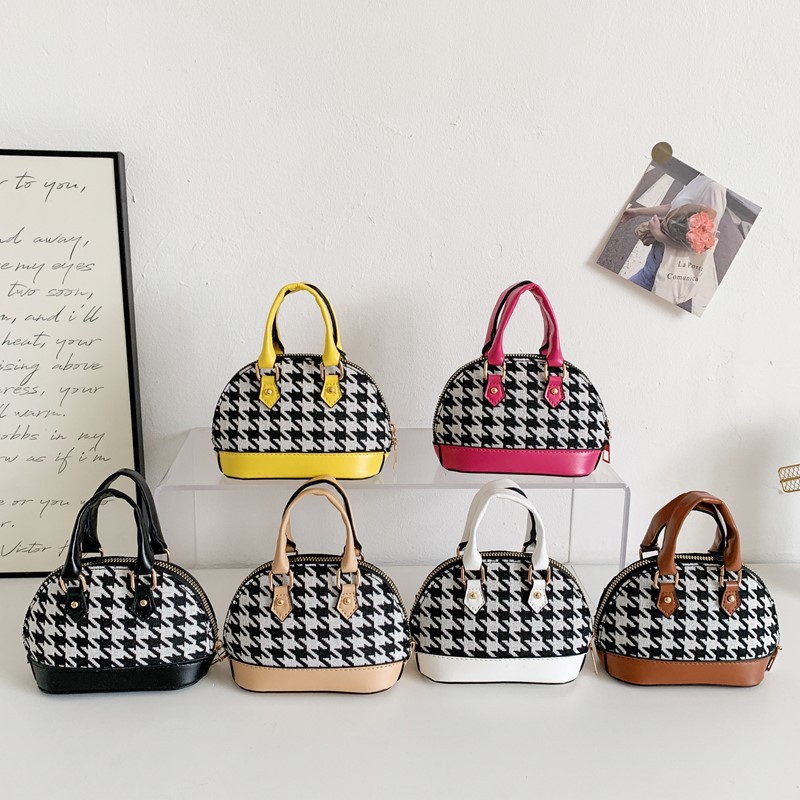 Moda coreana de mil pájaros bolsos de cadena para niñas bolsos mini compactos para bebés otoño nuevo bolso de conchas para niños