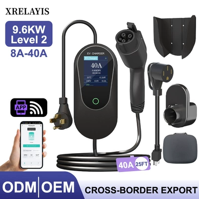 High-Power Portable Charger for Home – Elektrikli avtomobil şarj stansiyaları