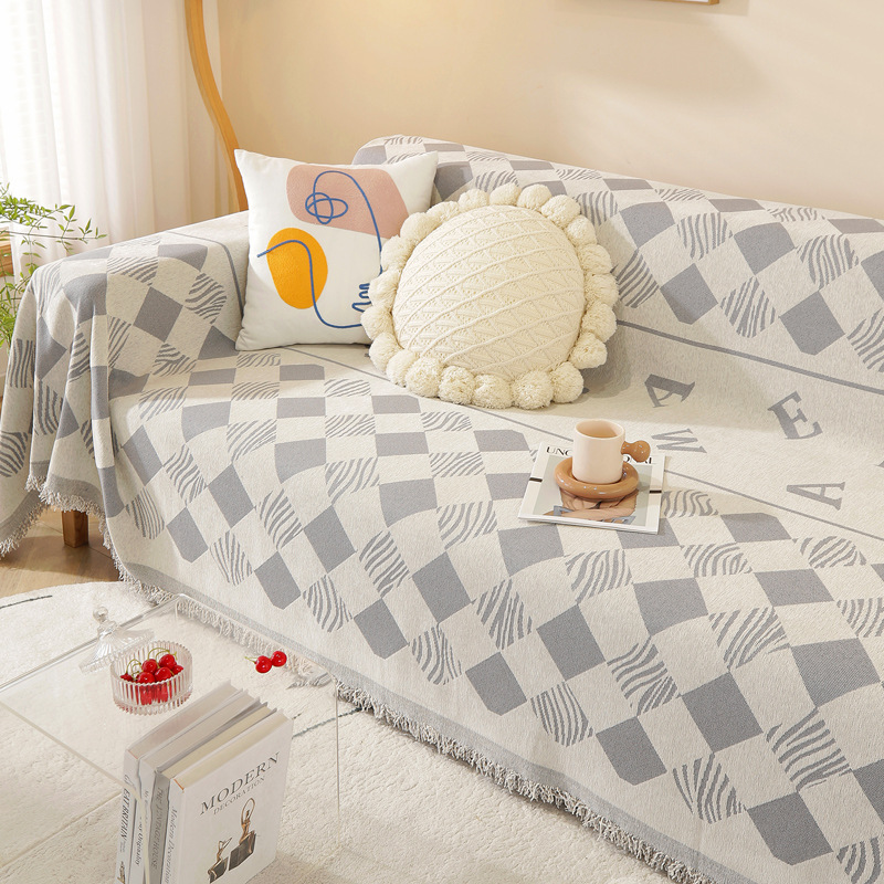 Red red toalla de sofá antideslizante toalla de respaldo chino cuatro estaciones general cubierta de sofá cubierta de manta doble cubierta de manta