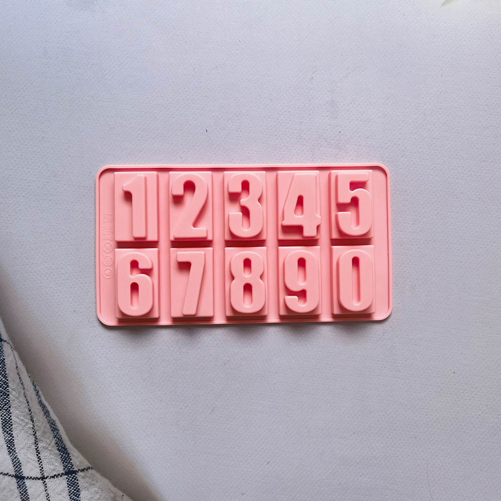 09 chocolate digital 455 molde de silicona para pastel de chocolate molde de pan herramientas de panadería