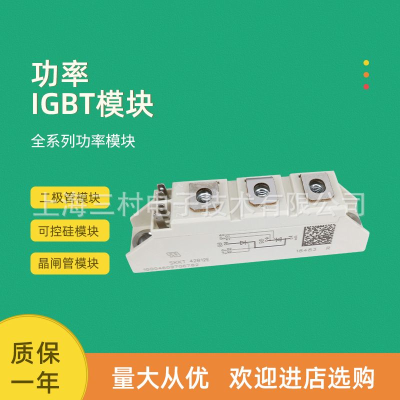 可控硅模块SKKT41 42 56 57 58 60 71/08E 12E 14E 16E 18E全新