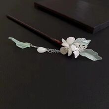 古风琉璃簪子步摇手工日常盘发发簪汉服古典流苏配饰蝶发饰头饰女