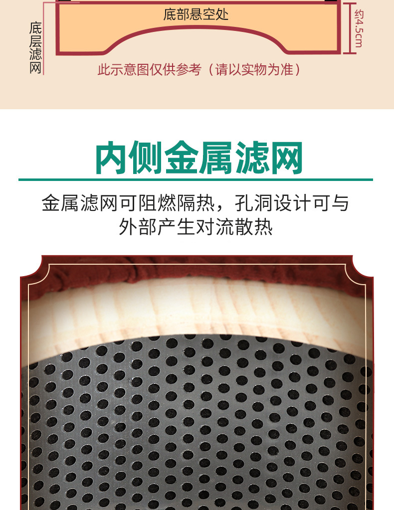 Smokeless Moxa Stick Box Wooden Moxibustion Device for Home Use Waist Abdomen Back Neck 54 Rolls in use