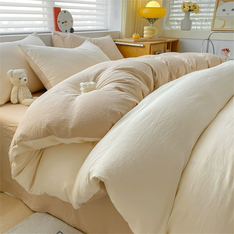 Постельный комплект — Spring bed linen, 3‑ или 4‑компонентный, ткань с мягкой кожей, различные размеры