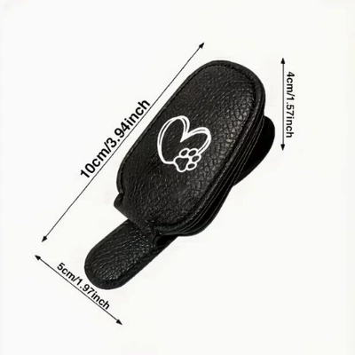 Sunglasses Holder, Creative Car: Car Glasses Clip/Bill Clip - loving-cat-paw