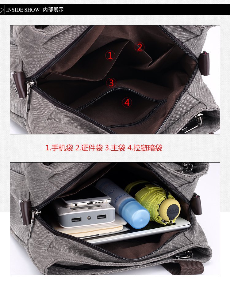 New casual canvas European and American women's single-shoulder bag, solid color trendy women's bag and handbag, cross-border one-piece consignment worldwide undefined