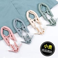 折叠衣架户外出差便携旅行学生宿舍家用加厚晾内衣袜子收纳架防风