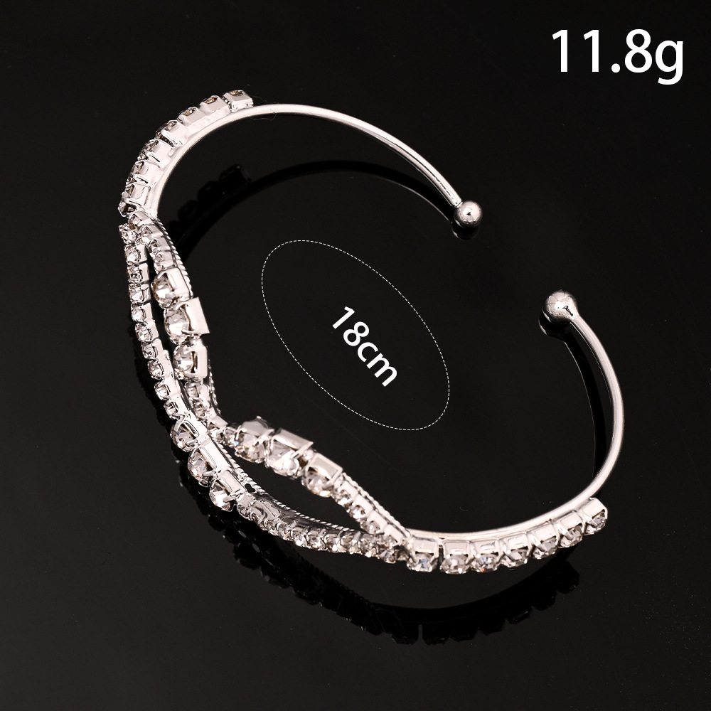 Moda nueva pulsera de labios alta sensación simple polsera de diamante temperamento accesorios Bracelet mujer