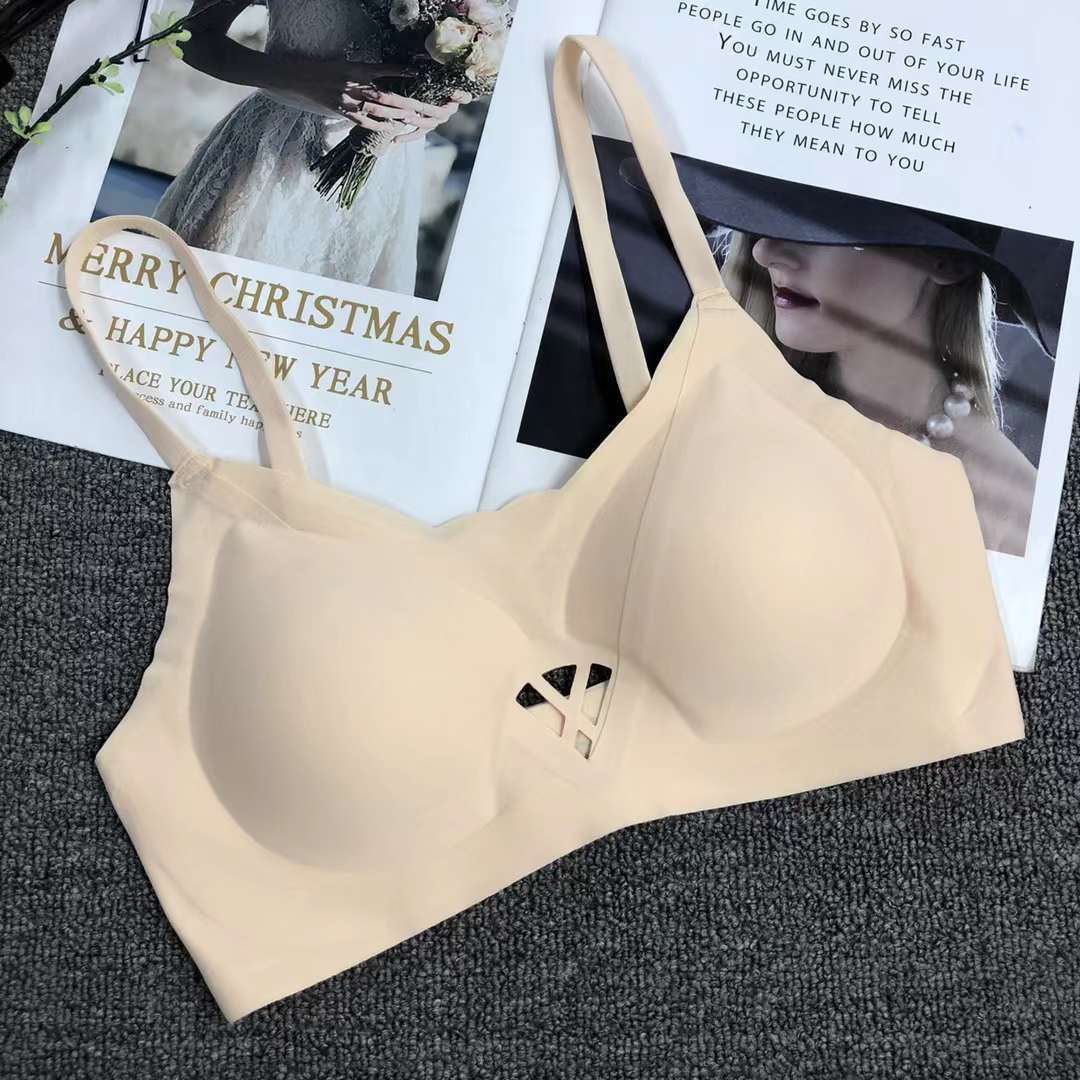 Nueva taza de látex sin costuras alta calidad belleza espalda mujeres chaleco inalámbrico yoga sujetador deportes ropa interior al por mayor