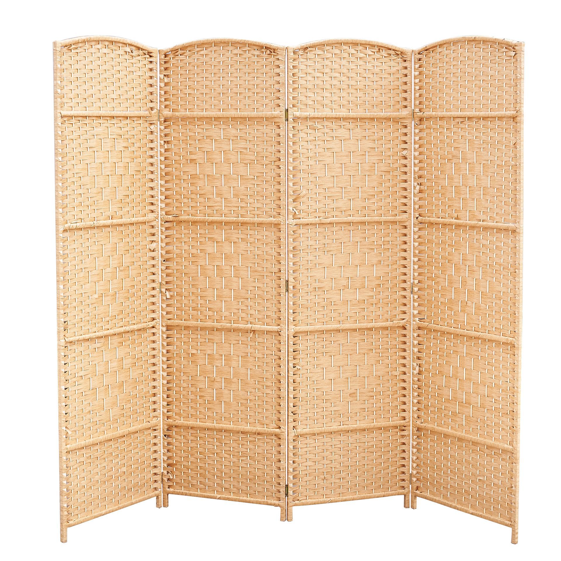 Pantalla plegable de ratán bambú hecho a mano sala de estar partición pasillo pantalla plegable Interior antiguo cualquier pantalla móvil