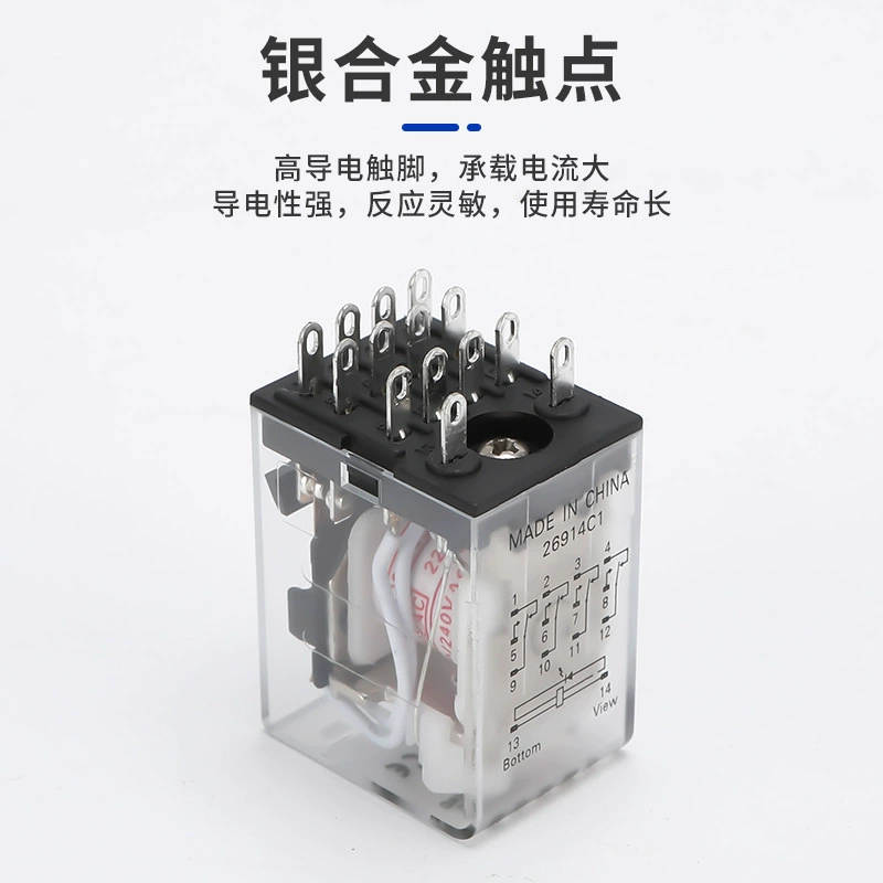 Chenhai HH52HH53HH54HH62 Малое промежуточное электромагнитное реле MY2NJMY4NJ