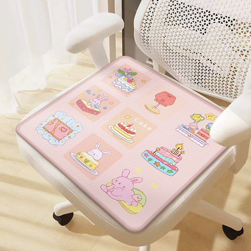 Прохладная ледяная шелковая подушка для сидения в офисе сидячий дышащий стул подушка для летнего льда подушка для сидения подушка для сидения