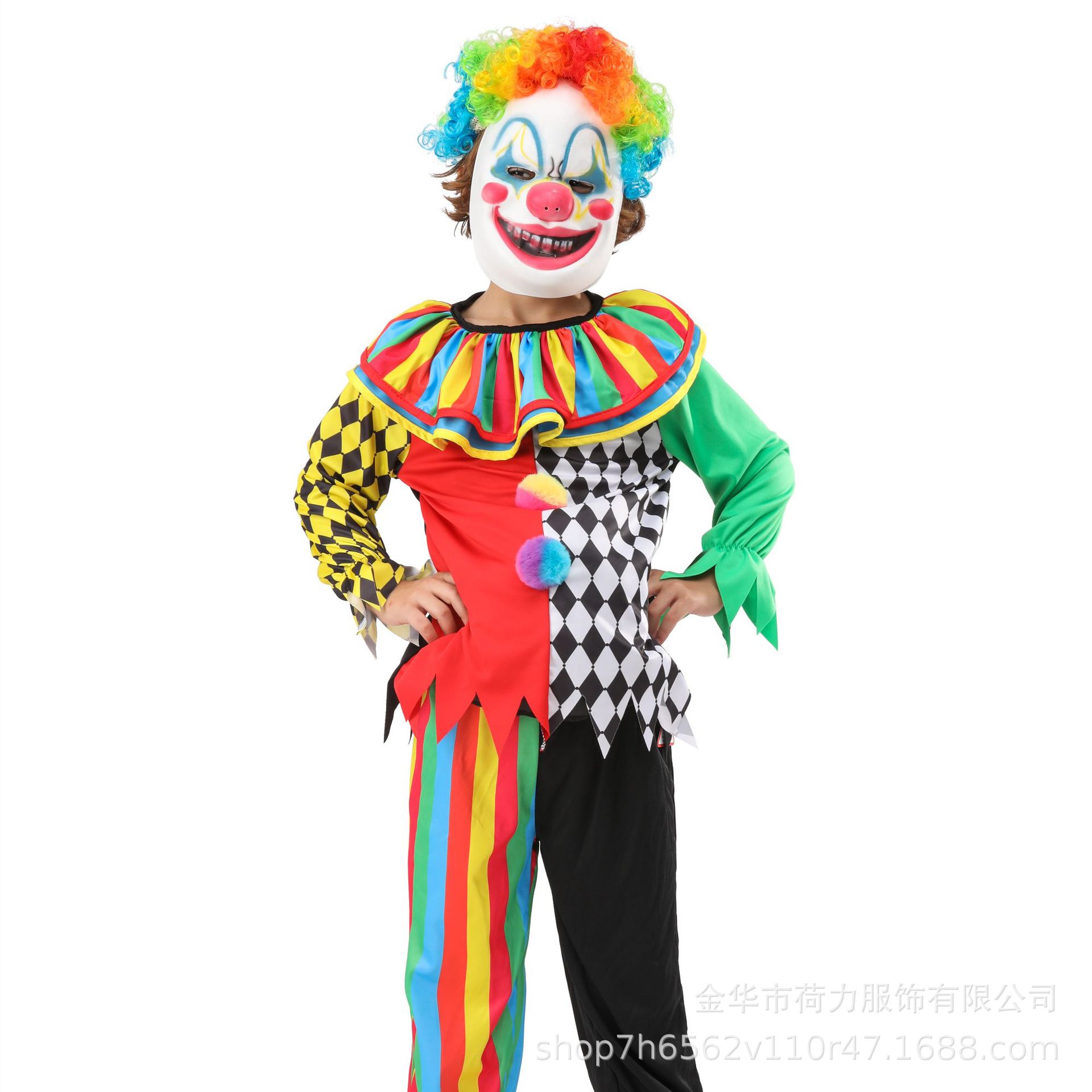 万圣节马戏团小丑服装话剧表演服装气氛生日恶搞小丑儿童马戏团