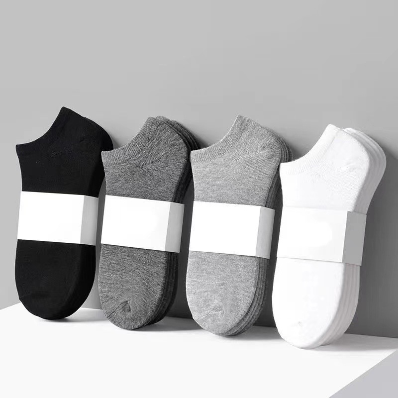 Damensocken, kurze Socken, schweißabsorbierend und desodorierend, atmungsaktive Bootssocken mit niedrigem Schnitt, flacher Mund, sportliche Freizeitsocken für Paare_voghion.com