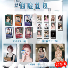 白鹿票根礼包 22.5x28.5cm 明星周边应援礼包纪念票根海报拍立得