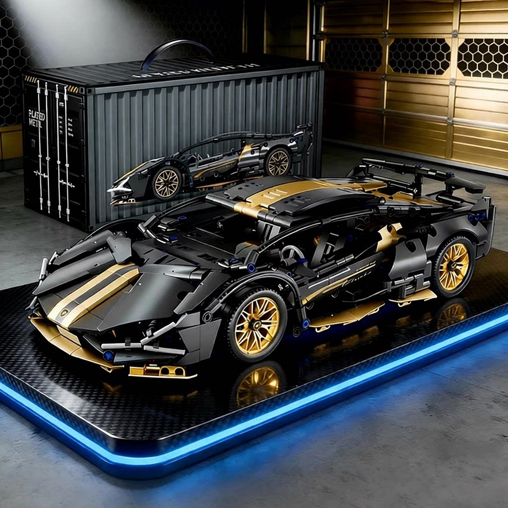 Compatible con LeLambo Cybercontrol remoto modelo de carreras puzzle puzzle puzzle puzzle juguete regalo de una pieza al por mayor