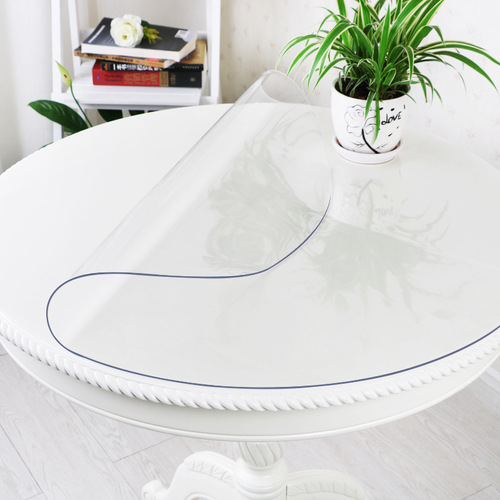 Plastic glass waterproof table mat odorless PVC