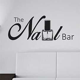 The Nail Bar美甲吧指甲油墙贴花wall decor跨境亚马逊ebayDW1920