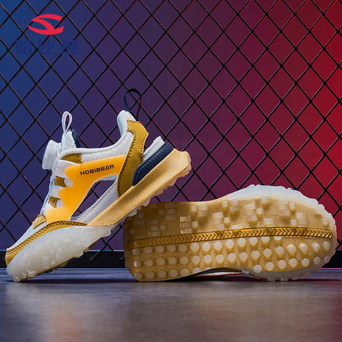 Habib Bear Children's Shoes  Summer Boys' Sports Sandals Girls' Single Net Sports Shoes Baotou Frame Shoes Shipping