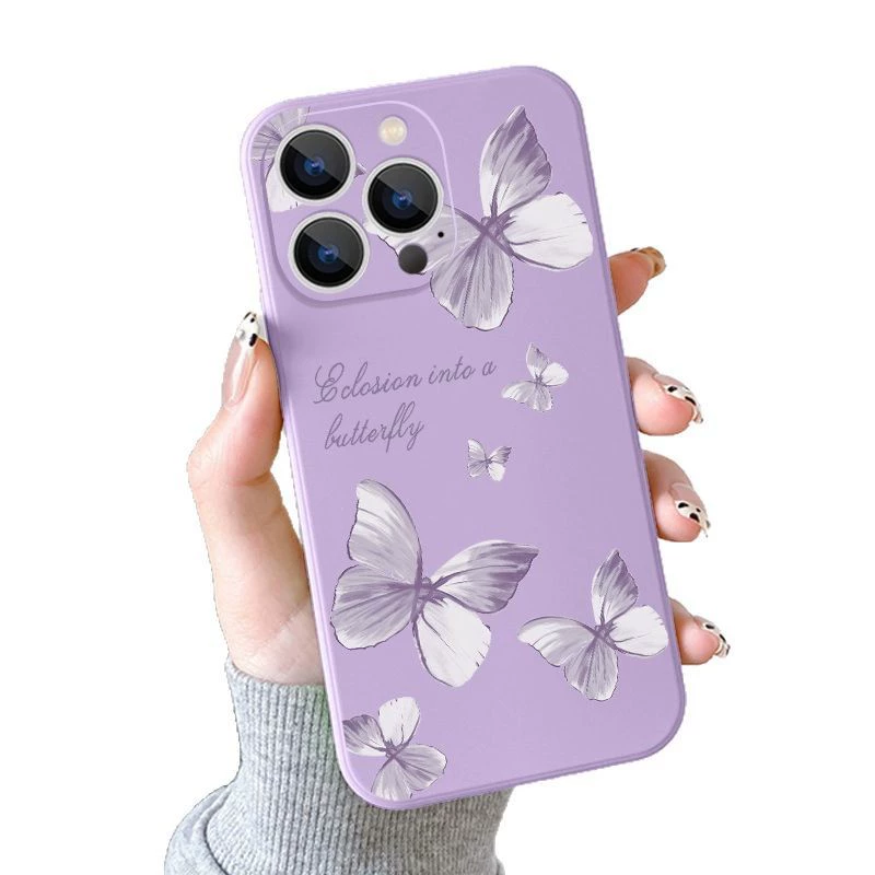 Яблоко, iPhone17, совместимый окрашенный чехол для телефона с буквами, iPhone13, защитный чехол, 17 Pro Max, падение защиты