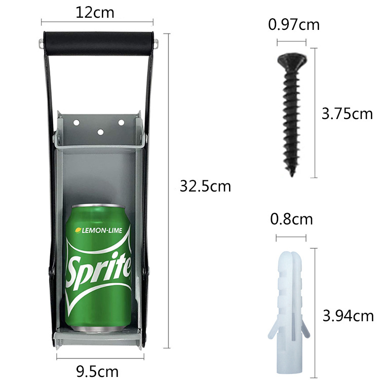 16盎司金属罐头粉碎机